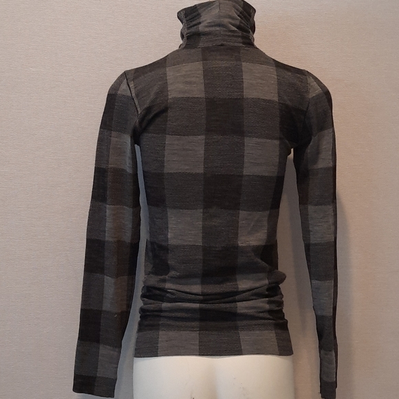 Athleta Remarkawool Buffalo Plaid Top, S - Picture 3 of 6